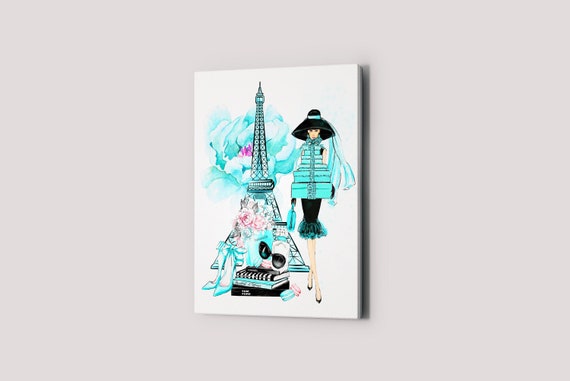 Fashion Wall Art Print Fashion Canvas Wall Art Fashion Print | Etsy