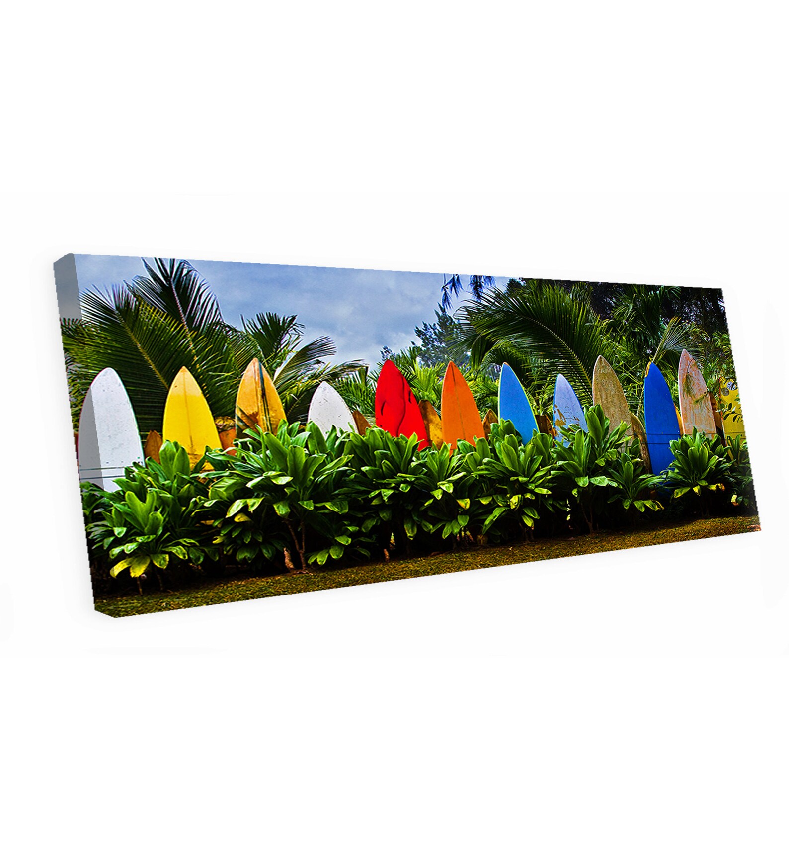 Hawaii Canvas Wall Art Surfboard Canvas Art Surfboard Print Etsy