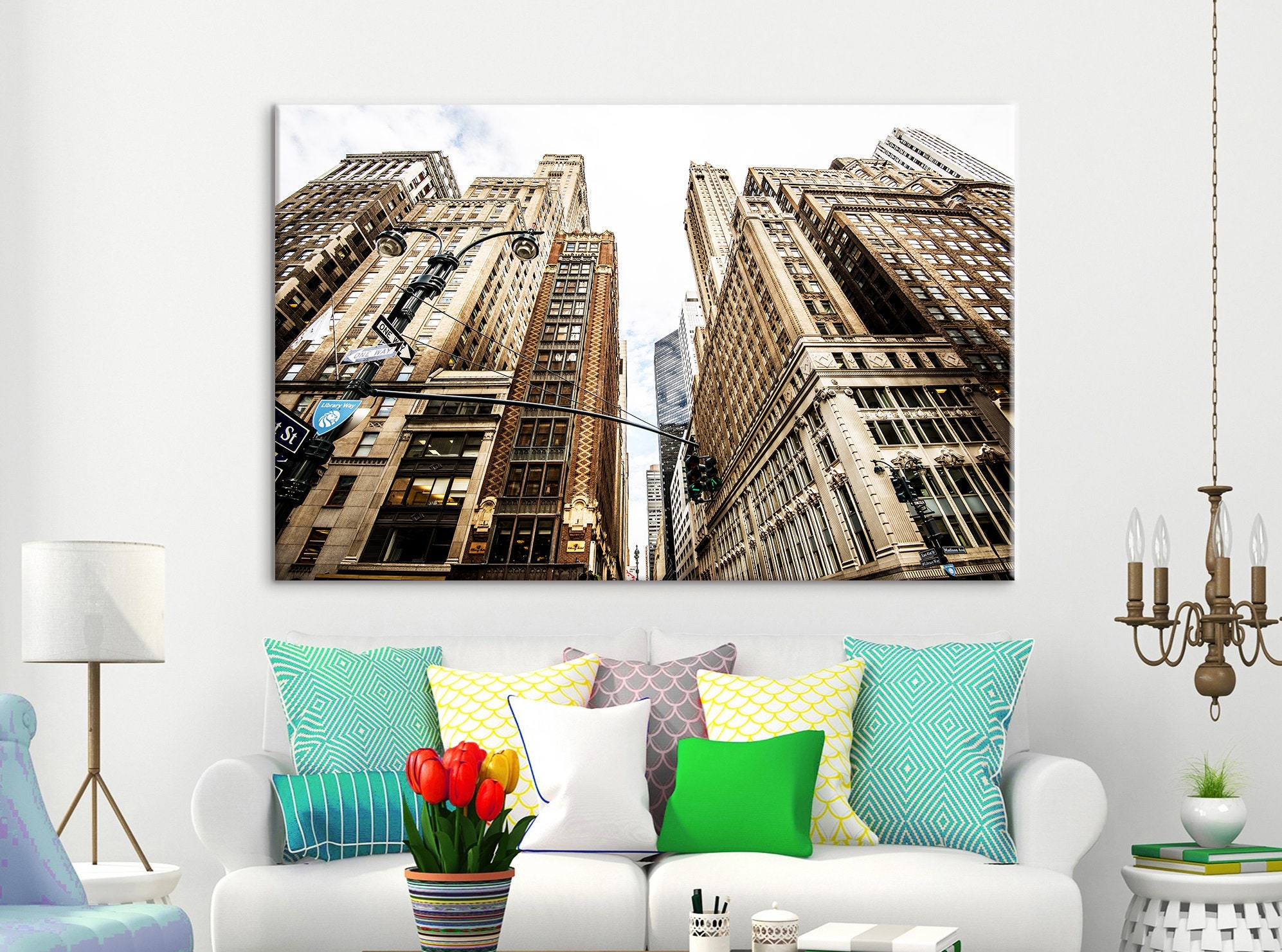 New York Wall Art New York Print Manhattan Canvas Art New York Etsy