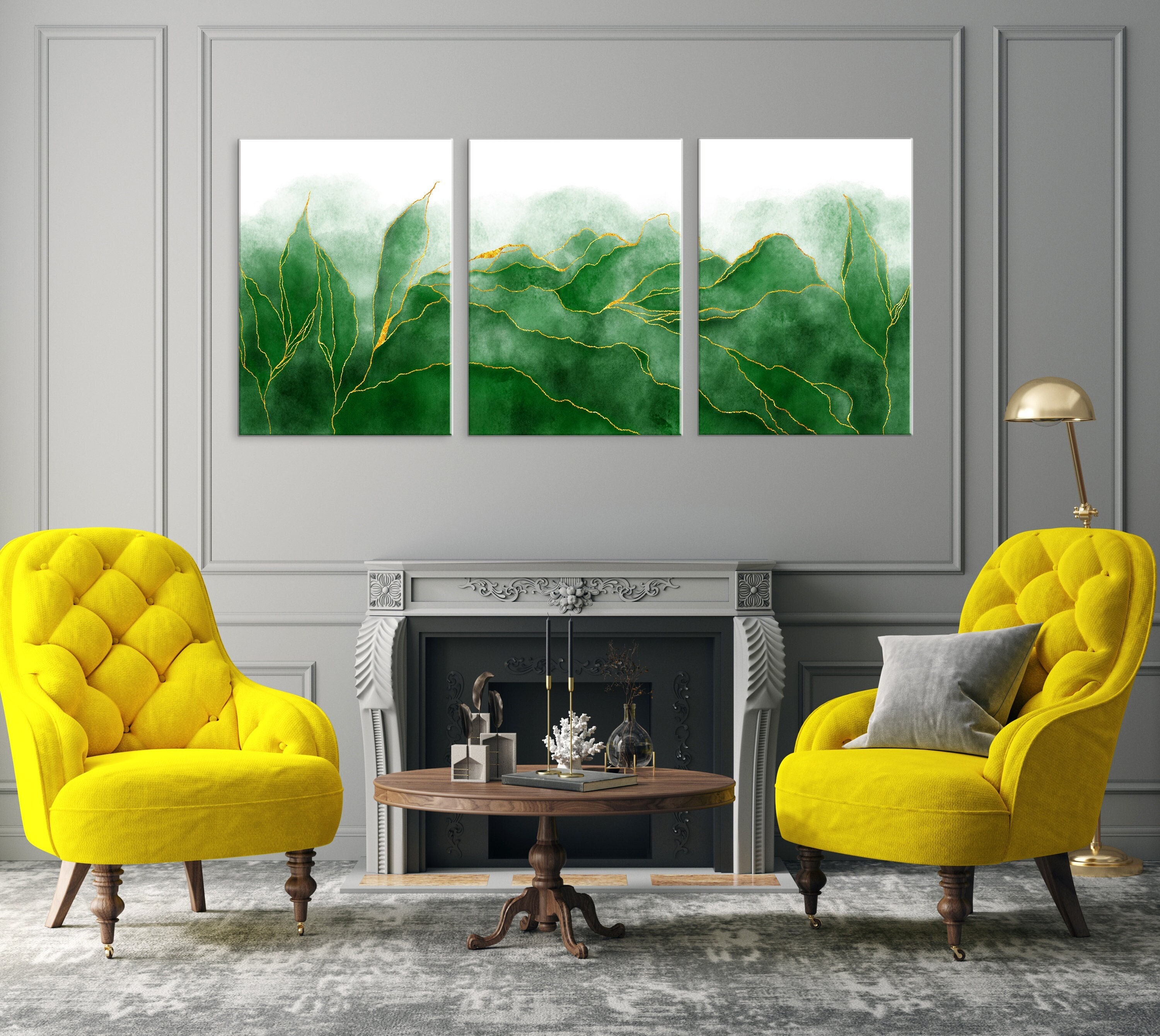 Royal Blue Abstract Canvas Wall Art Abstract Canvas Art Etsy