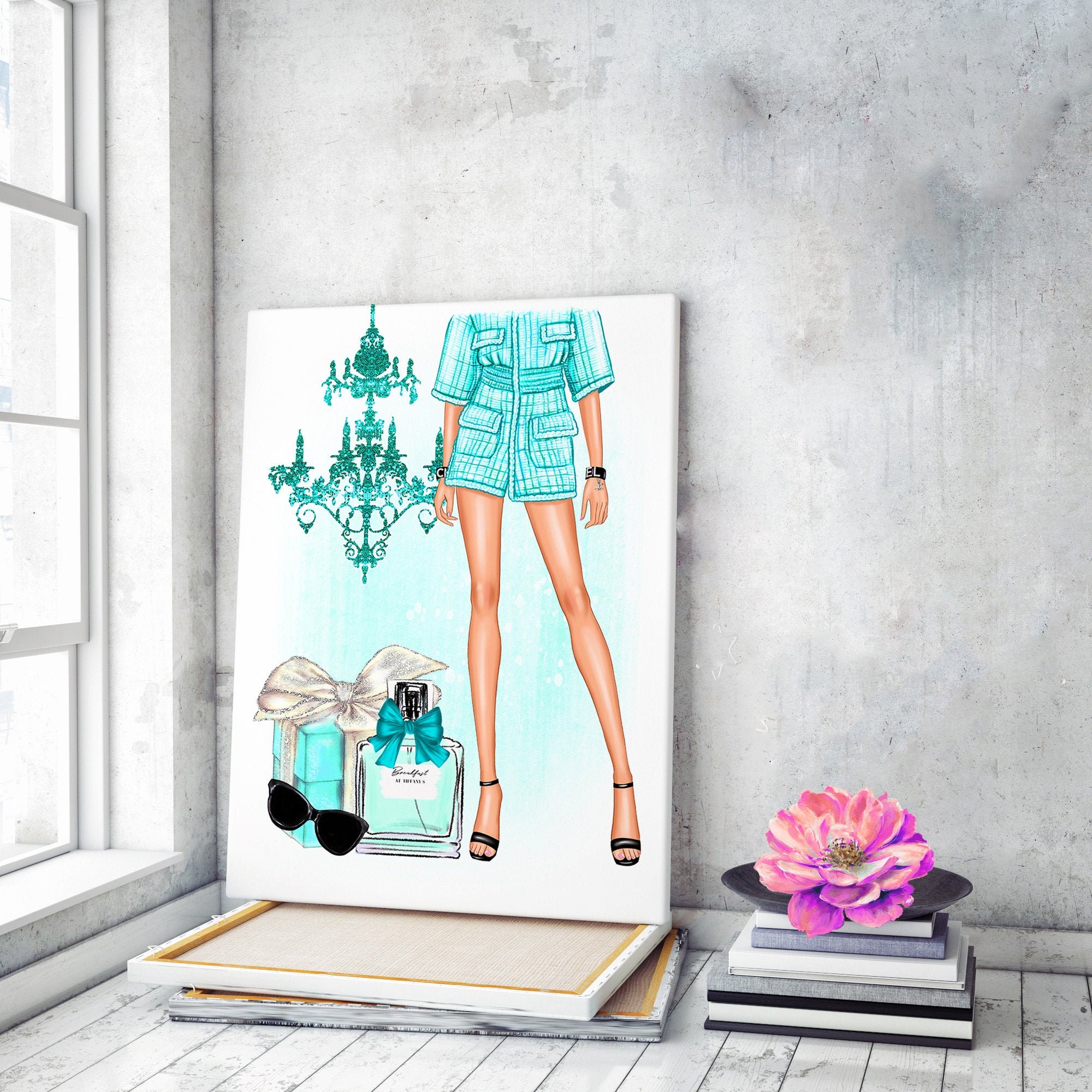 Fashion Wall Art Fashion Canvas Wall Art Fashion Print Perfume  Etsy