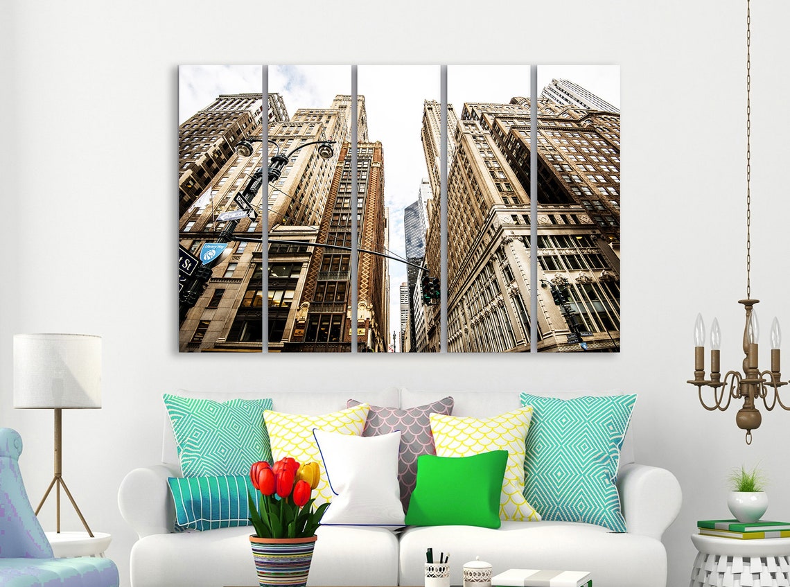 New York Wall Art New York Print Manhattan Canvas Art New York Etsy