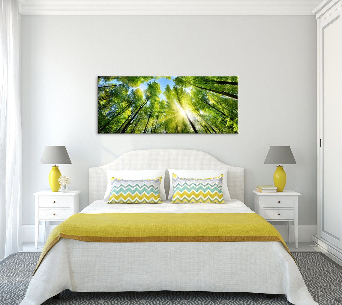 Forest Tree Canvas Art Forest Tree Wall Art Forest Tree Canvas Etsy