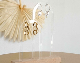 Maya duo transparent | Porte boucles d’oreilles | Antoinette