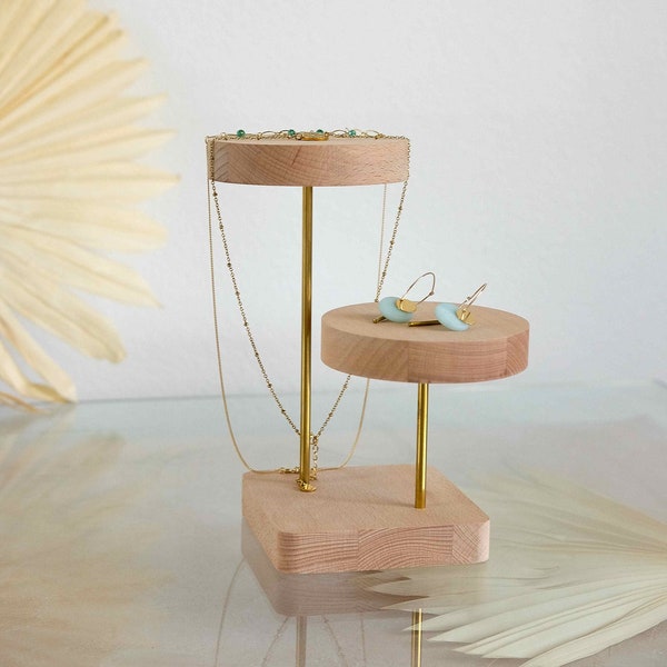 Platform | Two Jewelry Wooden Bases |