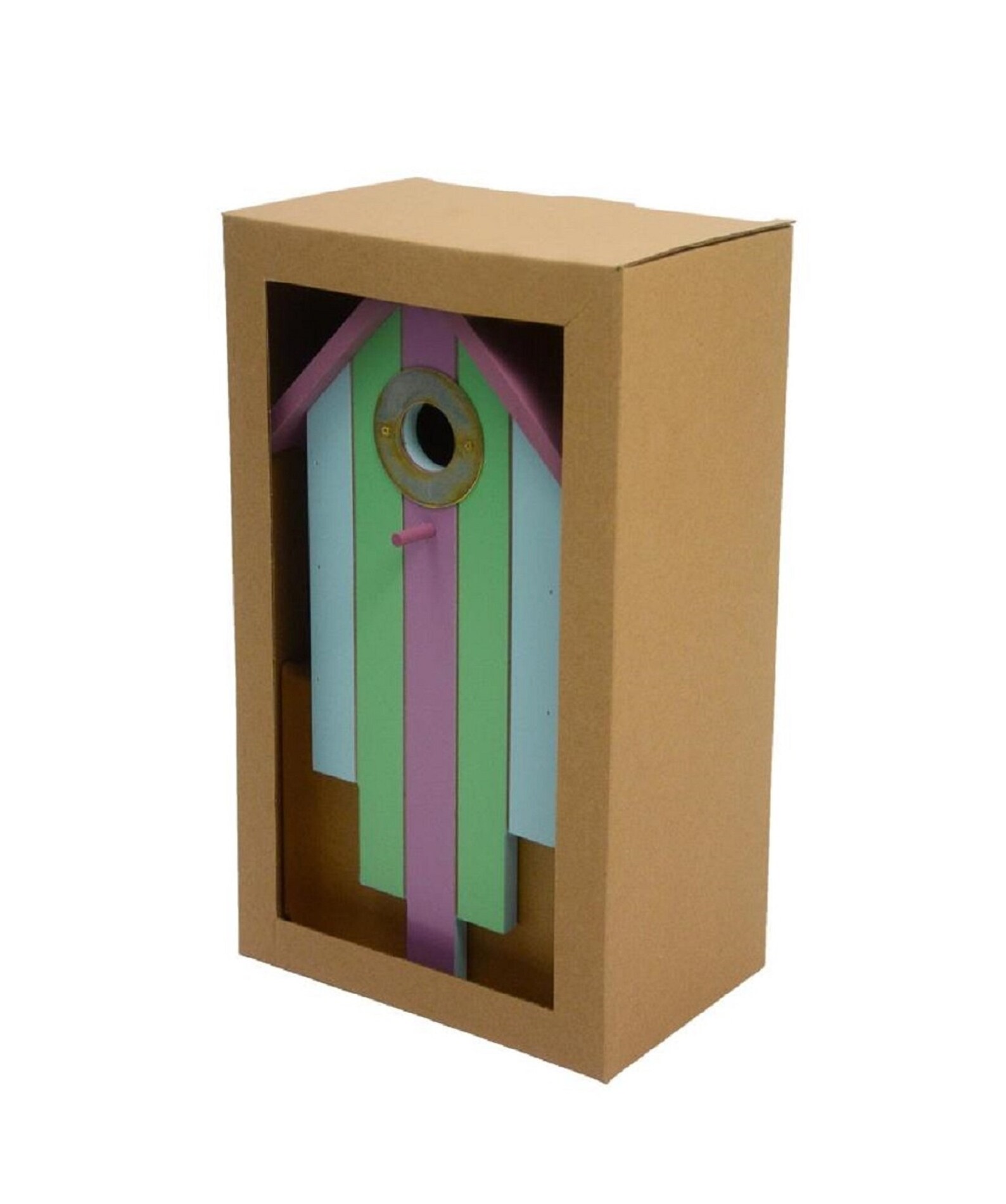 Multi Coloured Wooden Nesting Box Etsy