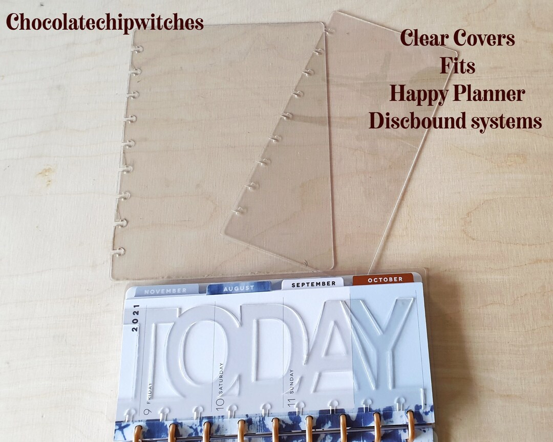 Clear Happy Planner Hard Covers Discbound System Cover Hard Etsy