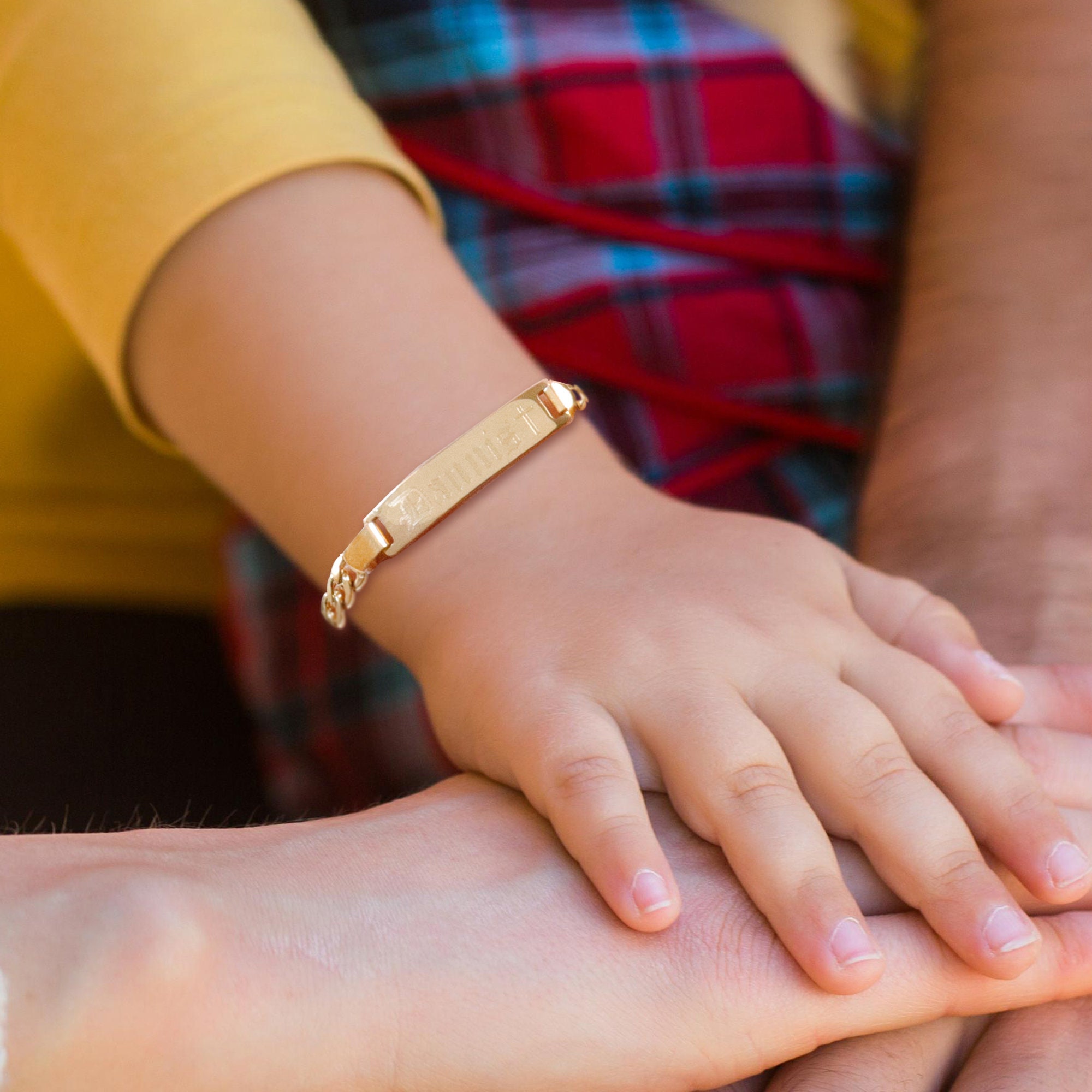 Reflection - Double Gold Baby Bangle Stack - Mountain Moverz