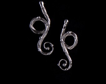 Swirling Whirlpool - Sculpturewear Earrings