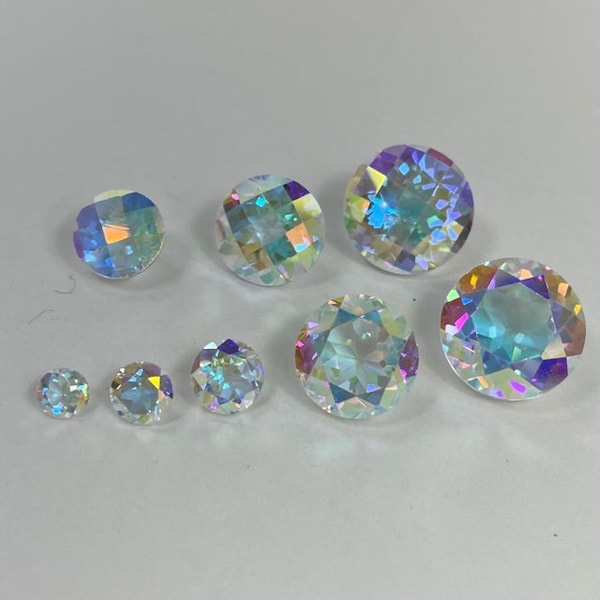 Round Mercury Mist Topaz Loose Stones Assorted Sizes and Cutting Styles