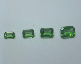 Helenite Emerald Cut Loose Gemstones Assorted Sizes