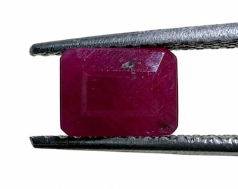 Ruby 2.38ct Emerald Cut Loose Gemstone