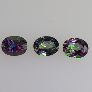 Mystic Fire Topaz Oval loose gemstone (Assorted Sizes and Cutting Styles)