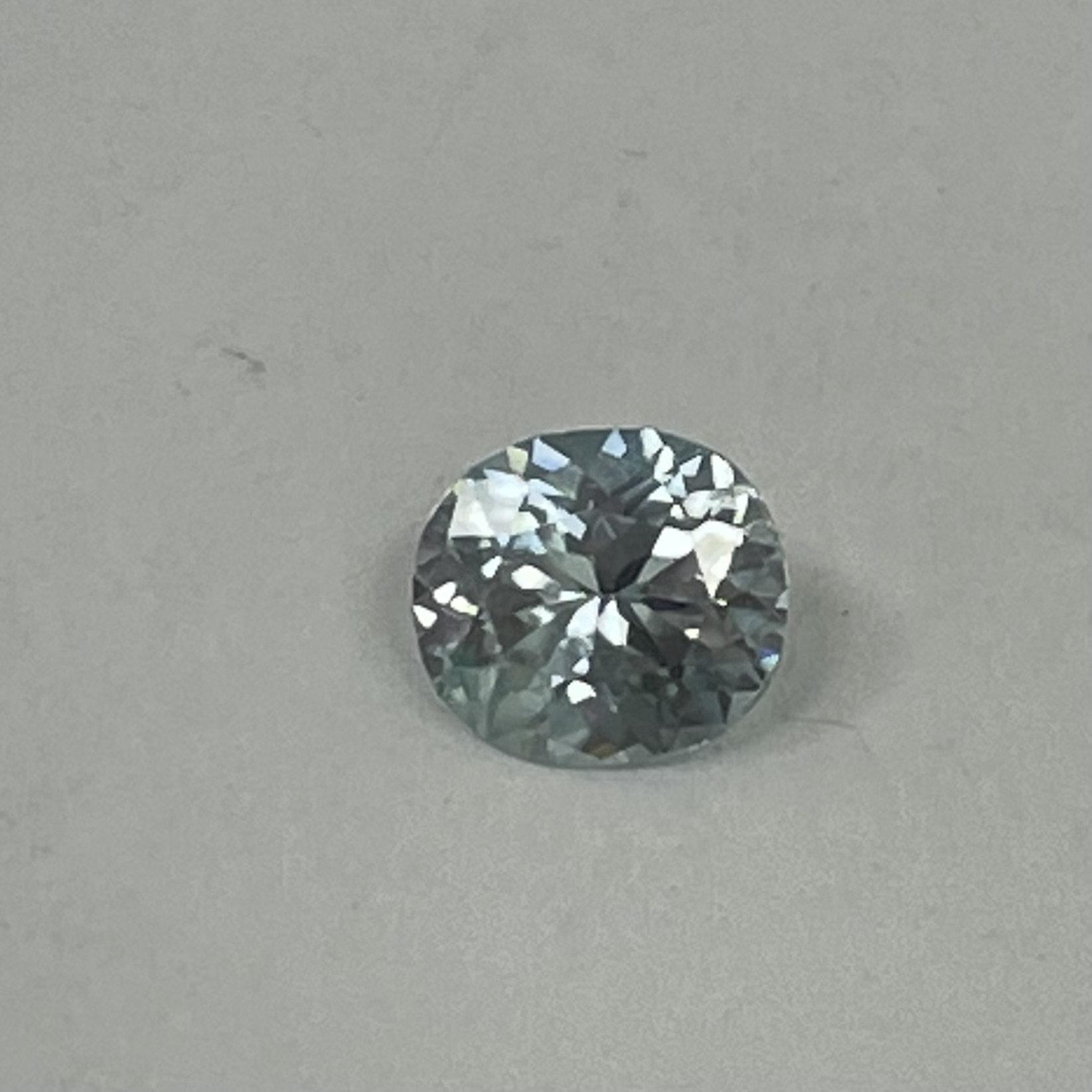 Blue Zircon Oval 1.17ct 6.58x5.87mm Loose Gemstone - Etsy