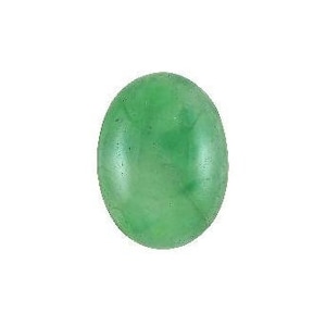 Natural Oval Double Cabochon 13.02ct Green Jadeite Jade GIA Certified loose gemstone