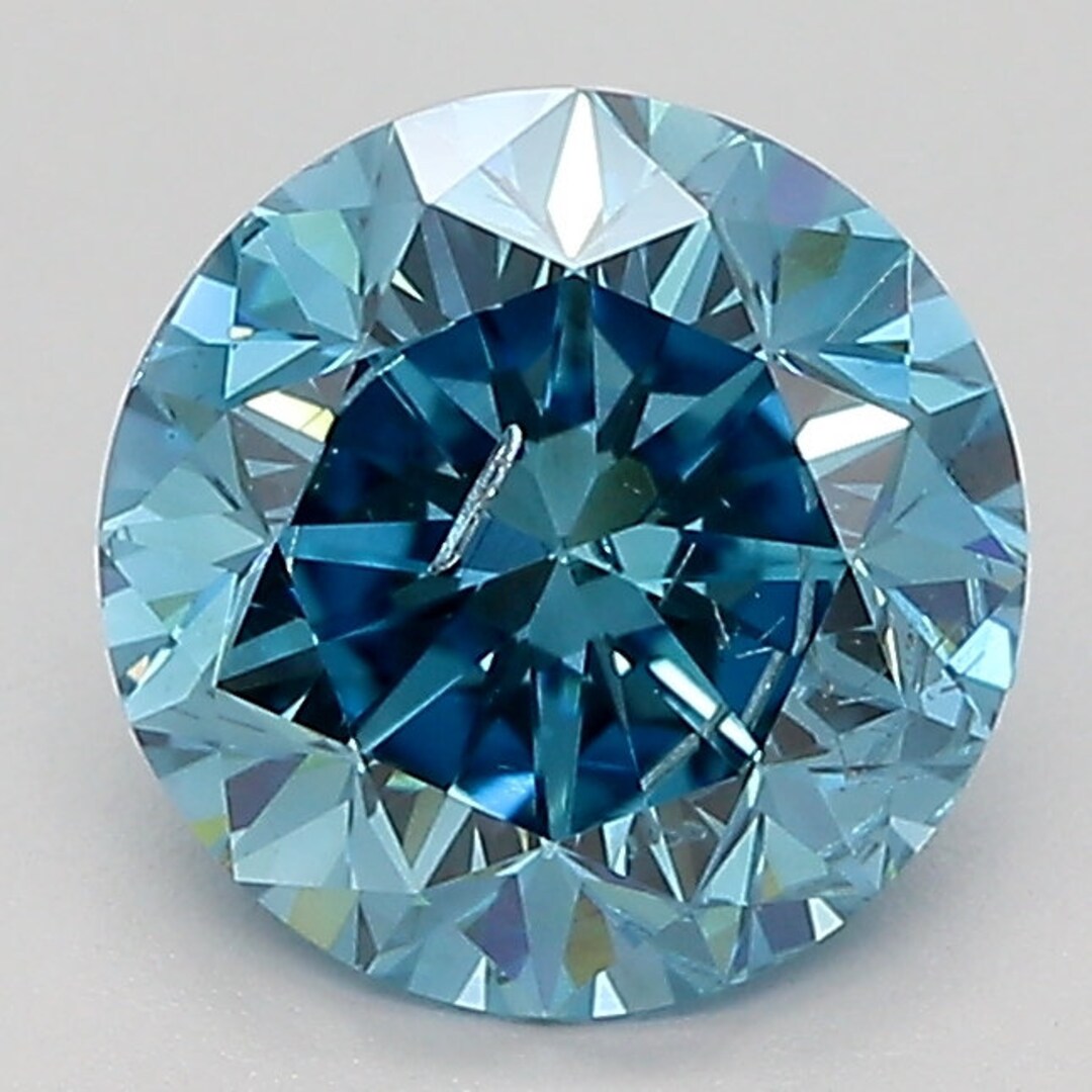 Lab Grown / Created IGI Certified Round 1.84ct I1 Diamond Fancy