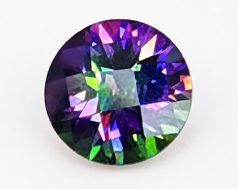 Mystic Fire Topaz Round loose gemstone (Assorted Sizes and Cutting Styles)