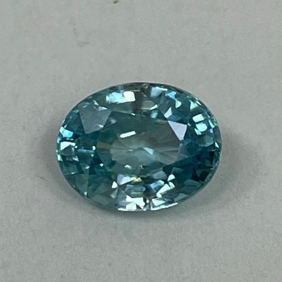 Blue Zircon Oval 2.85ct 8.98x6.98mm Loose Gemstone - Etsy