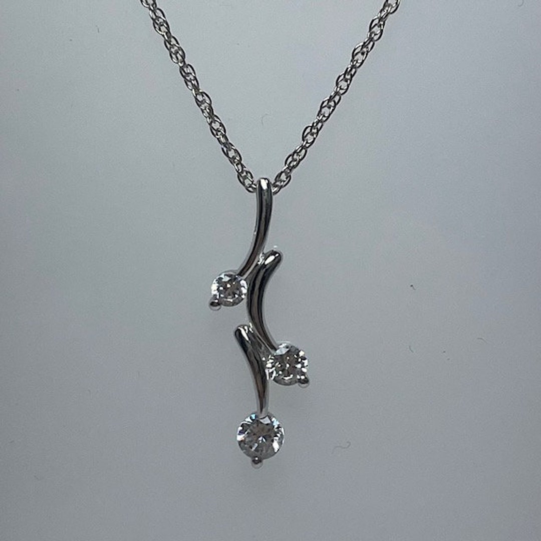 Silver Branch Climber Necklace