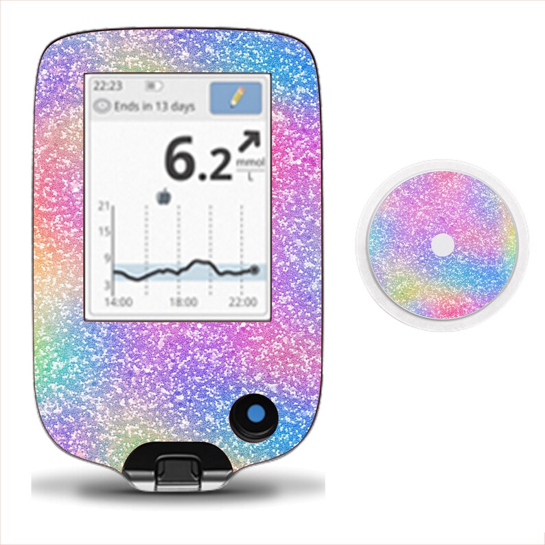 Pink and Purple Device Sticker Freestyle Libre Scanner Etsy UK