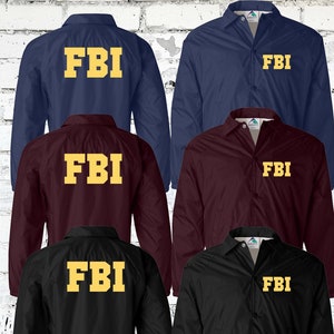 FBI Field Agent Agent Jacket - Realistic Jacket- Customizable! Federal Bureau of Investigation Adult and Youth - Halloween Costume