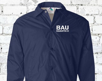 FBI BAU Quantico Behavioral Analysis Unit Criminal Field Agent Jacket - Customizable - All Sizes & Colors - Adult / Youth Unisex Sizes - WF