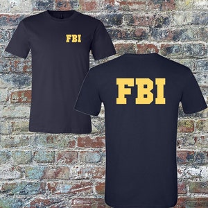 FBI Agent Shirt Field Agent Shirt Realistic Funny Tee Customizable Federal Bureau of Investigation Shirt Sweatshirt Hoodie image 1