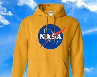 NASA Meatball Insignia Hoodie - Space Hoodie - All Colors Available - Youth and Adult Sizes - NASA Hoodie - Officially Licensed
