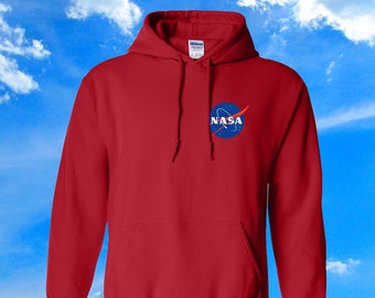 NASA Meatball Insignia Hoodie - Space Hoodie - All Colors Available - Youth and Adult Sizes - NASA Hoodie - Officially Licensed