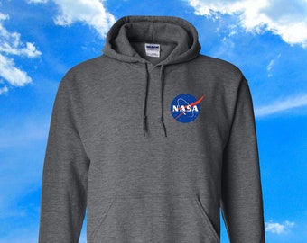 NASA Meatball Insignia Hoodie - Space Hoodie - All Colors Available - Youth and Adult Sizes - NASA Hoodie - Officially Licensed