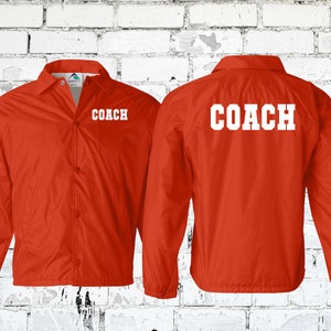 Customizable Coach and Team Jackets - Perfect for Football Basketball Soccer Track & Field Wrestling - Water Resistant Wind Breaker image 7