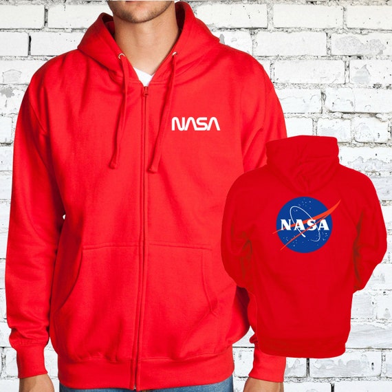 NASA Space Zip Hoodie WORM and Meatball Space Hoodie All - Etsy