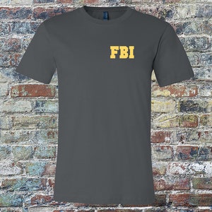 FBI Agent Shirt Field Agent Shirt Realistic Funny Tee Customizable Federal Bureau of Investigation Shirt Sweatshirt Hoodie image 2