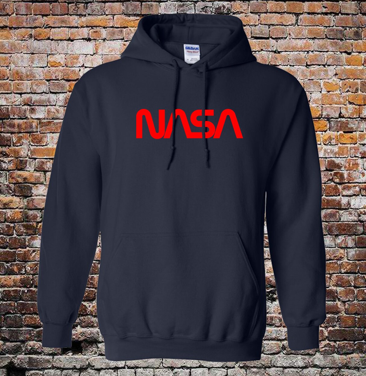 NASA Worm Design Hoodie Space Hoodie All Colors Available Youth and Adult Sizes NASA Hoodie Officially Licensed Etsy UK