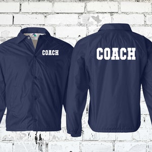 Customizable Coach and Team Jackets - Perfect for Football Basketball Soccer Track & Field Wrestling - Water Resistant Wind Breaker image 6