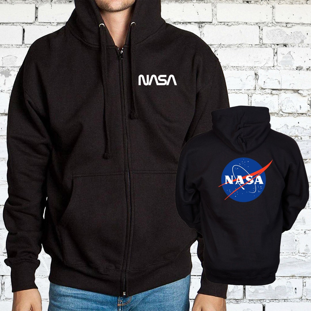 NASA Space Zip Hoodie - WORM and Meatball - Space Hoodie
