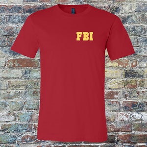 FBI Agent Shirt Field Agent Shirt Realistic Funny Tee Customizable Federal Bureau of Investigation Shirt Sweatshirt Hoodie image 7