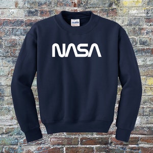 NASA Worm Design Sweatshirt Space Sweater All Colors Available Youth ...