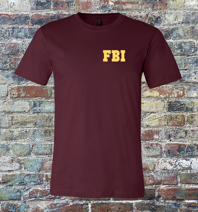 FBI Agent Shirt Field Agent Shirt Realistic Funny Tee Customizable Federal Bureau of Investigation Shirt Sweatshirt Hoodie image 4