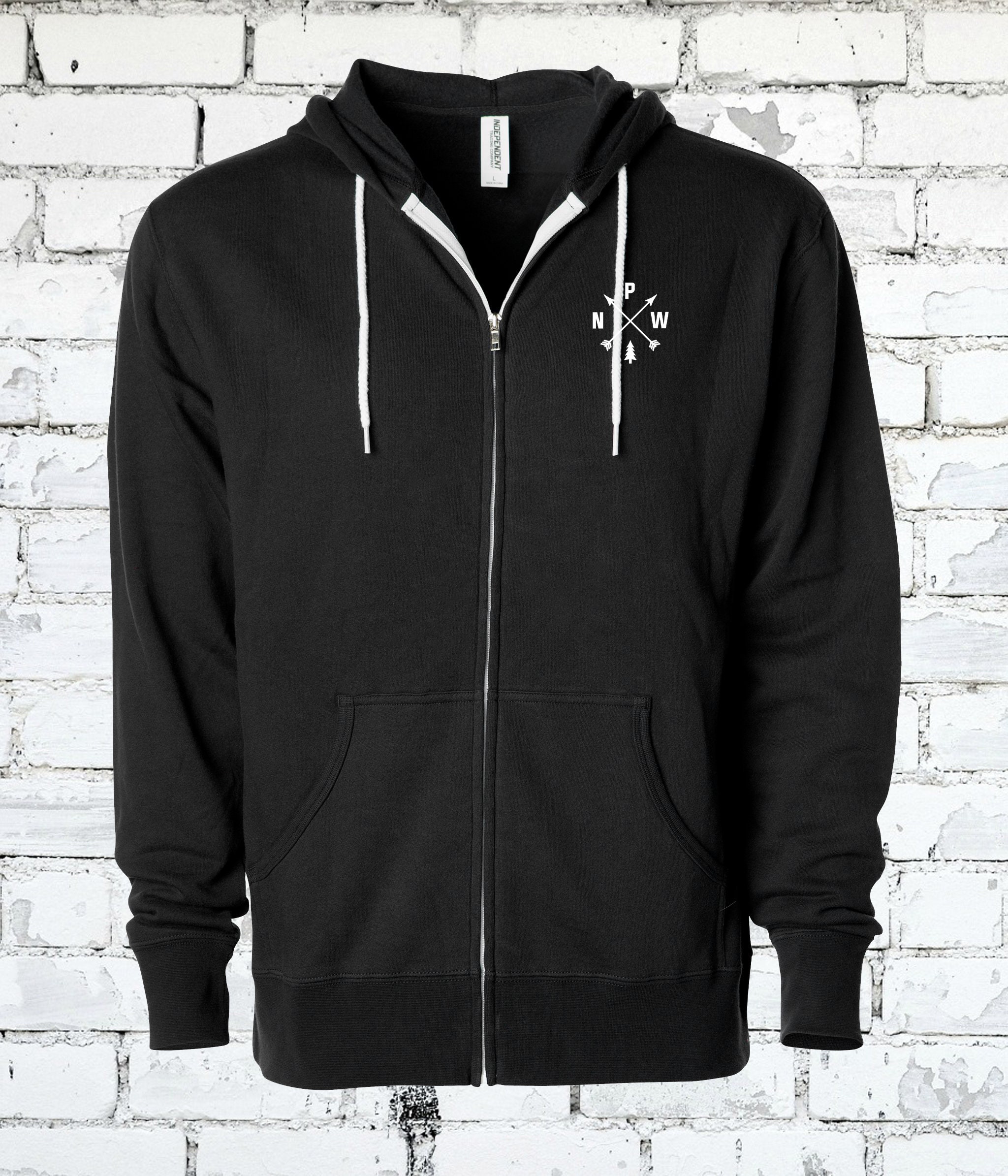 【PERSTEP】24SS★ Fine Divide Hoodie Zip Up Heavyweight Zip Hoodie in Black – Blue Owl Workshop