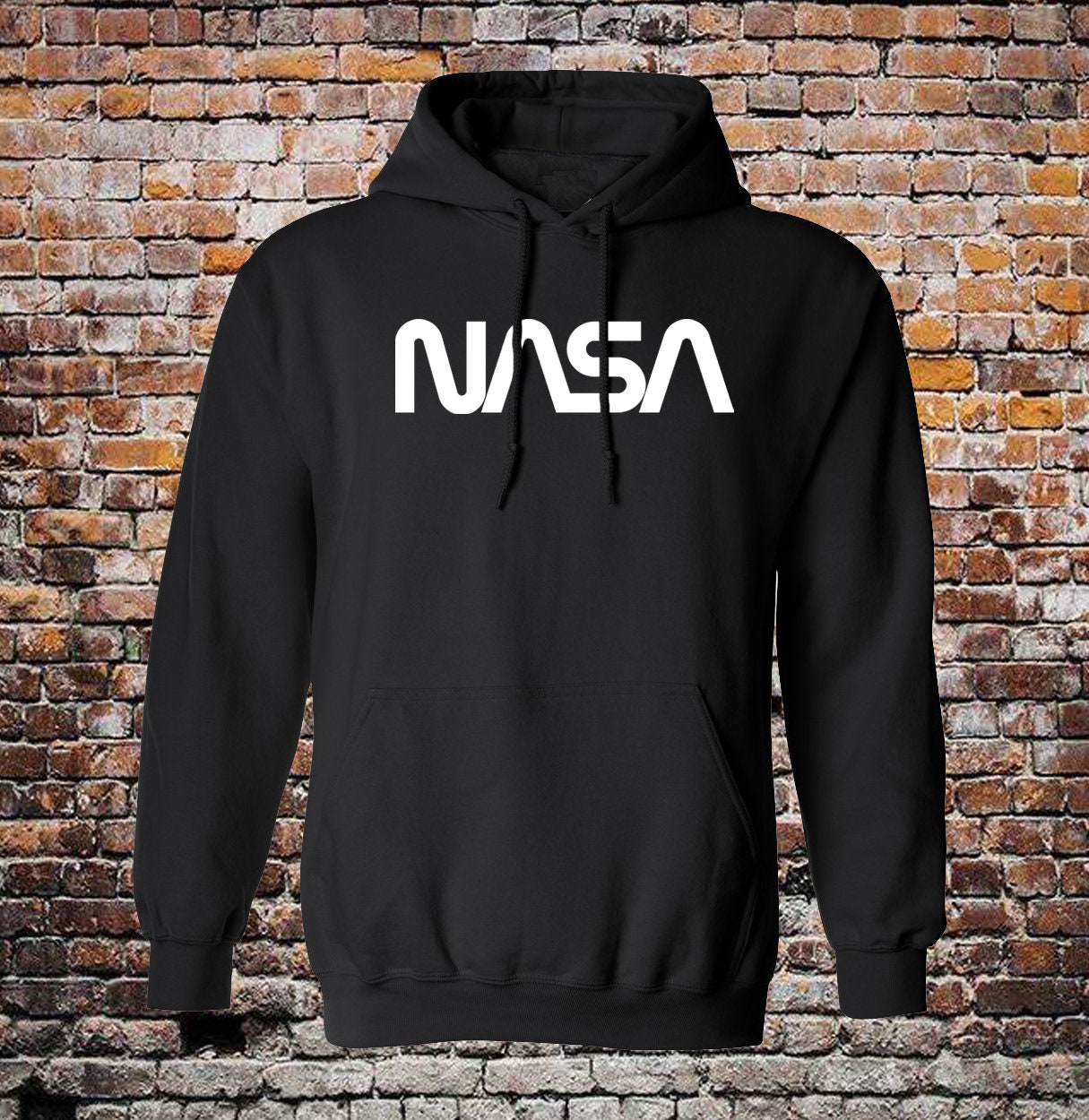 NASA Worm Design Hoodie Space Hoodie All Colors Available - Etsy