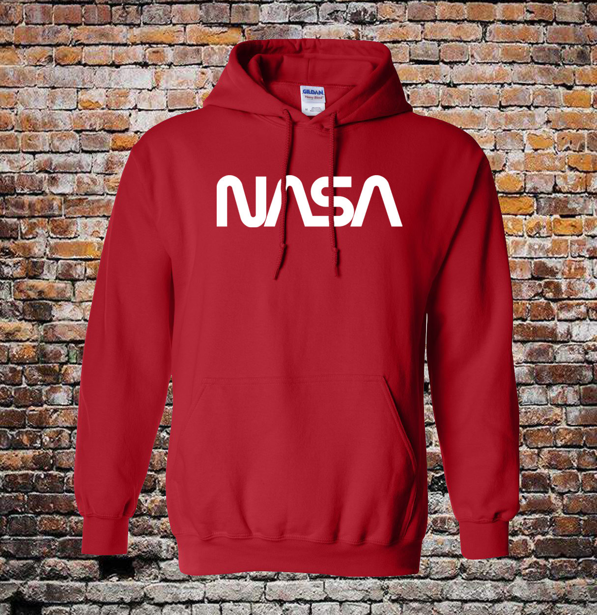 NASA Worm Design Hoodie Space Hoodie All Colors Available Etsy
