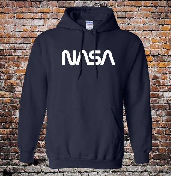 NASA Worm Design Hoodie Space Hoodie All Colors Available Youth and Adult Sizes NASA Hoodie Officially Licensed Etsy UK
