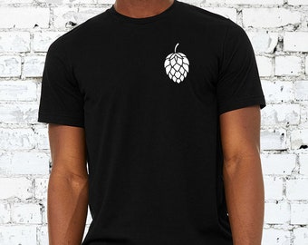 Brewery Hops Tee - DRINK BEER TEE - Brewery Tee - Unisex Shirt Available in All Colors and Sizes - I.P.A. Beer Gear
