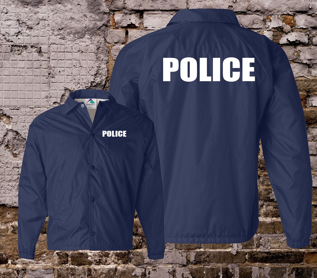 Personalized Thin Blue Line Embroidered Champion Packable Jacket ...