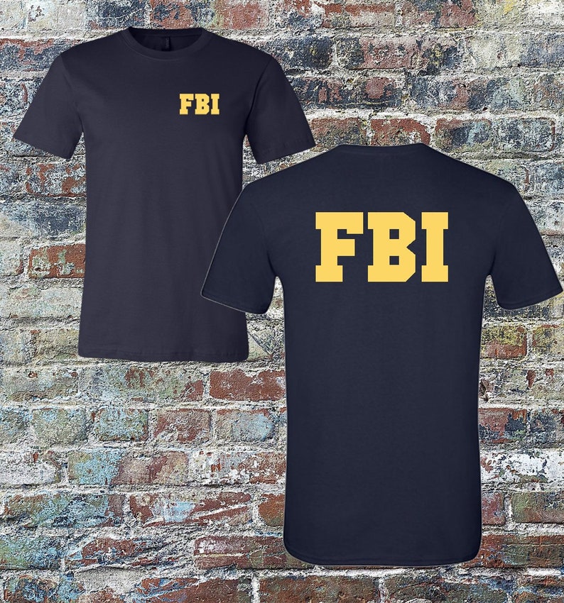 FBI Agent Shirt Field Agent Shirt Realistic Funny Tee Customizable Federal Bureau of Investigation Shirt Sweatshirt Hoodie image 1