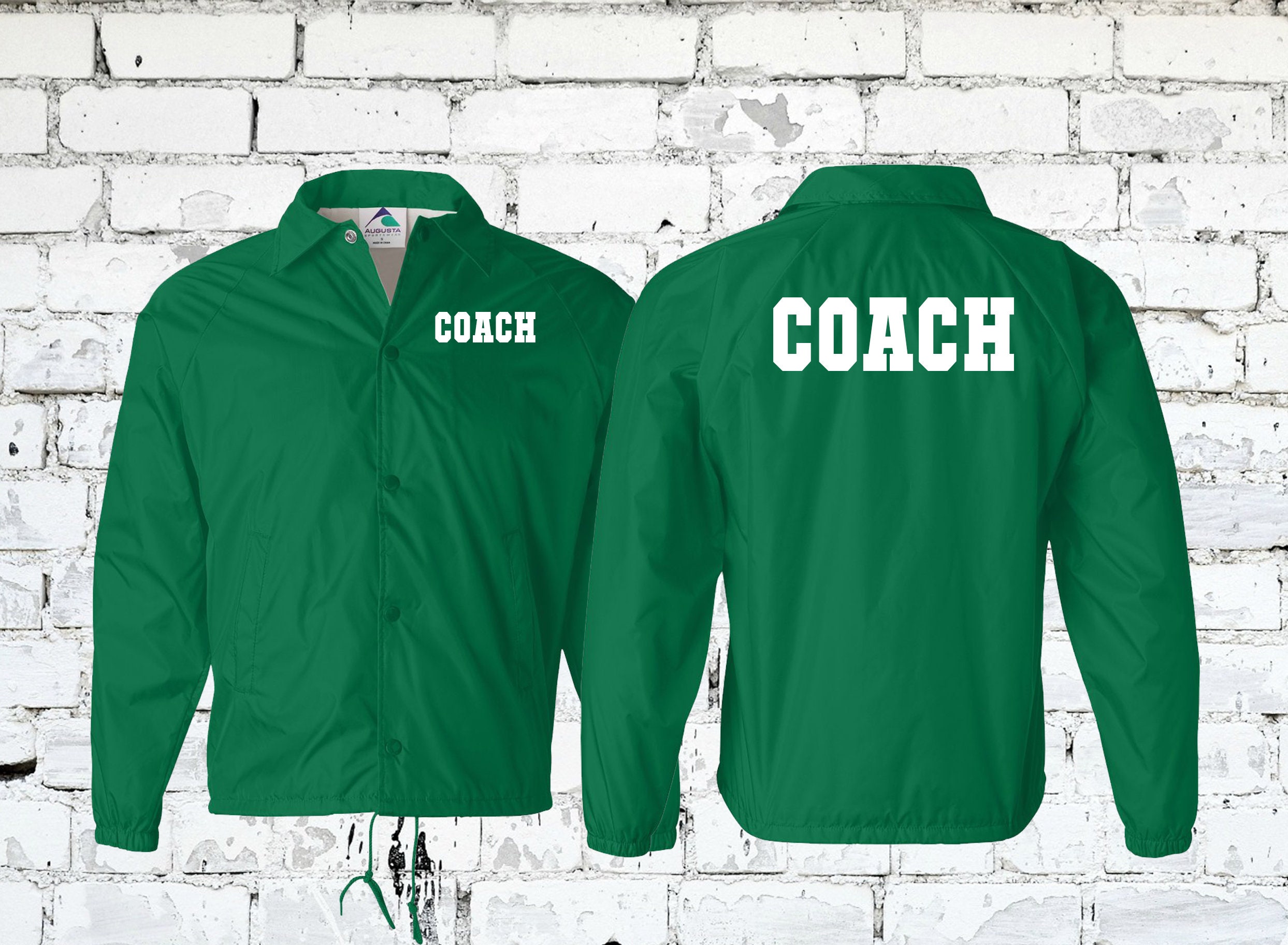 Customizable Coach and Team Jackets - Perfect for Football
