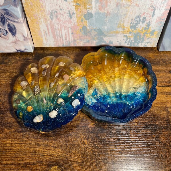 Seashell Jewelry Box Etsy
