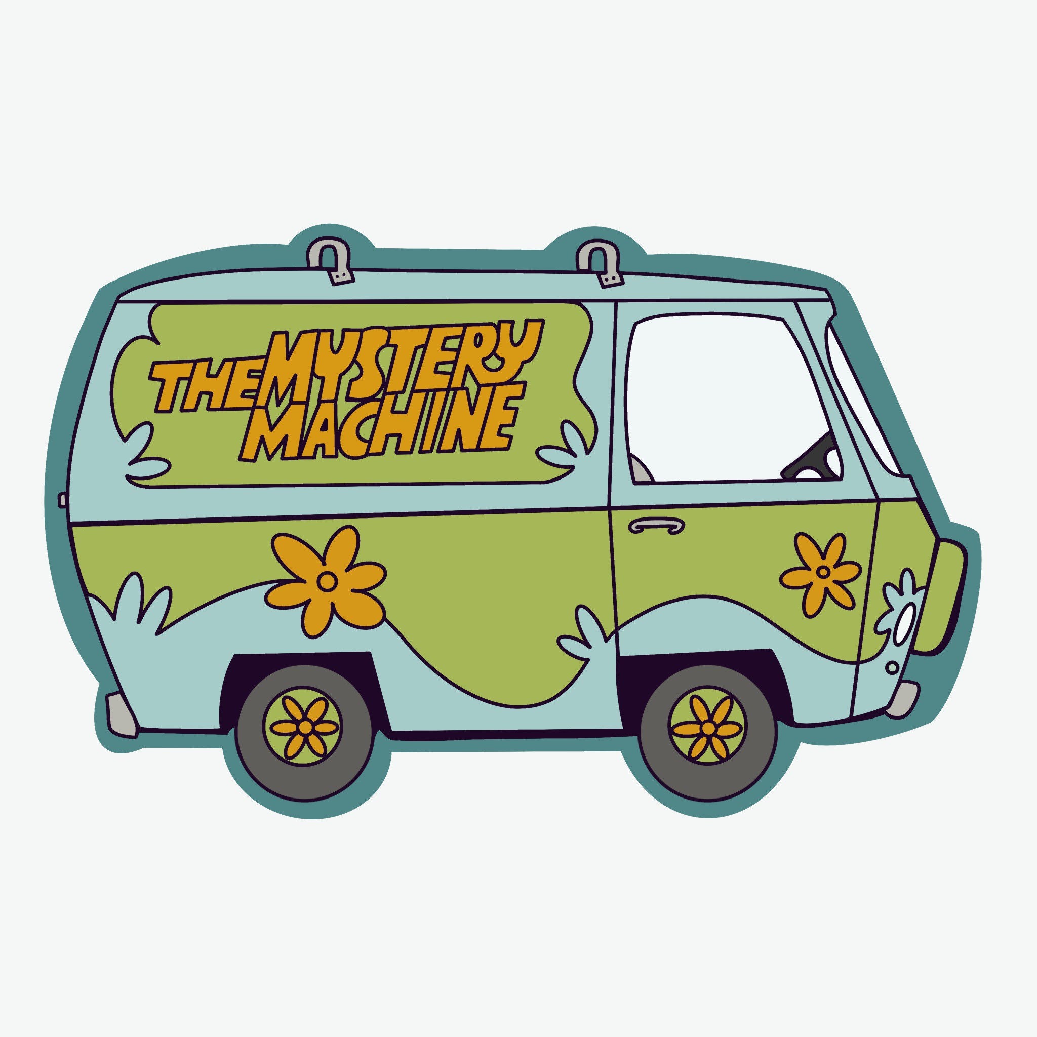 Mystery Machine Sticker Etsy