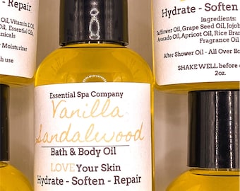 Moisturizing Bath and Body Oils, Perfume Body Oil, Aromatherapy Gift, Self Care Gift, Moisturizer, Gift For Her, Valentines Day Gift